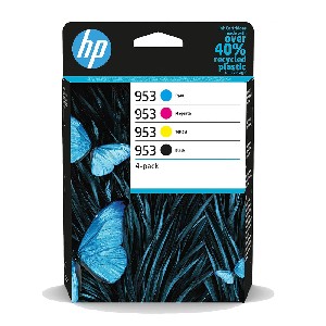 HP 953 C/M/Y/K Original Ink Cartridge, 4-pack